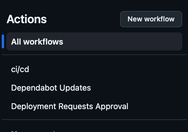 GitHub Actions Workflows